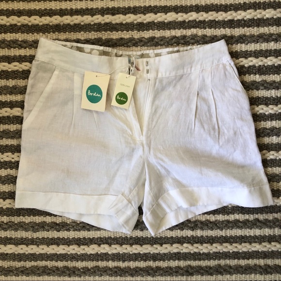 boden white shorts